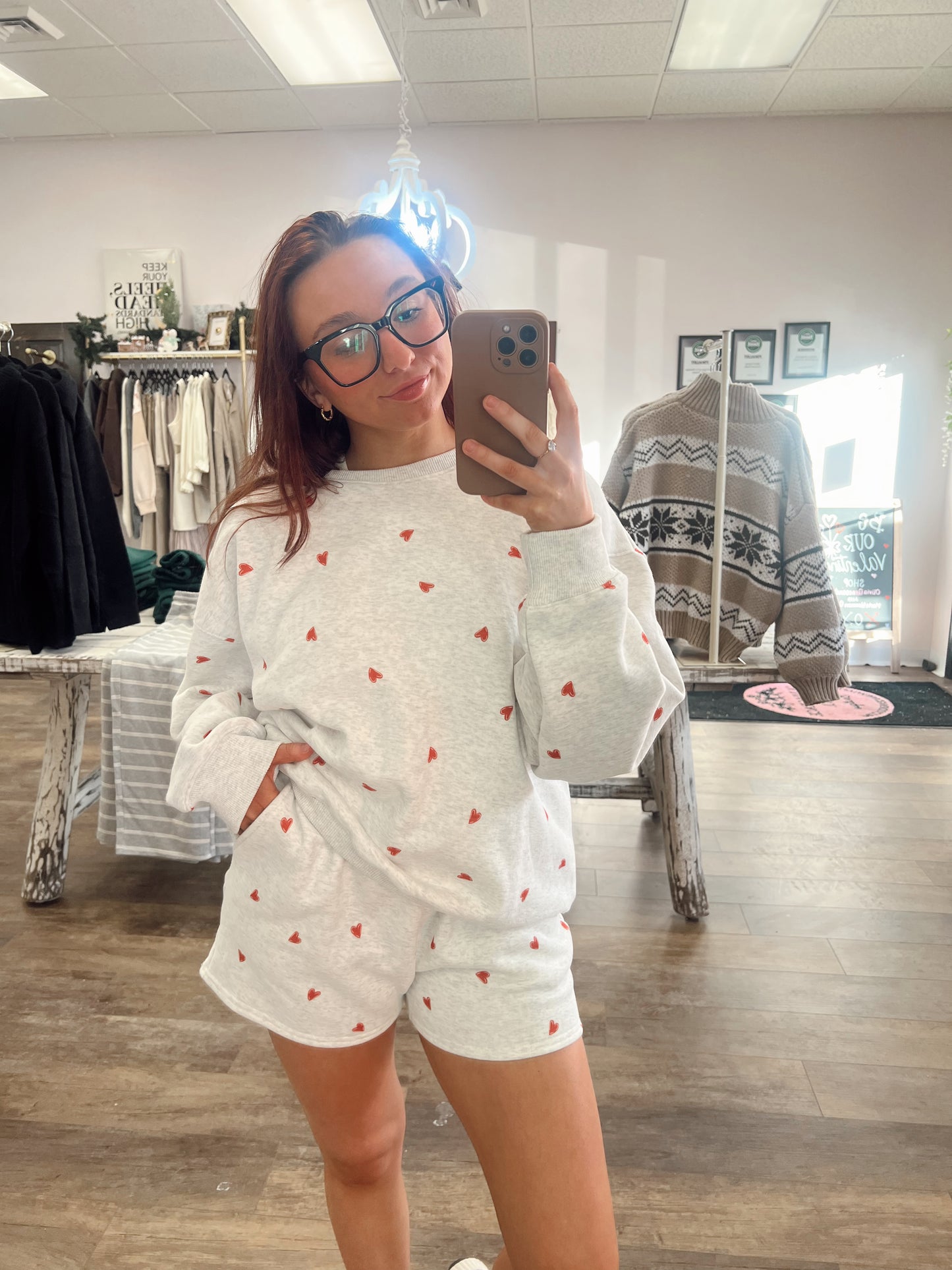 Hearts Full Lounge Shorts