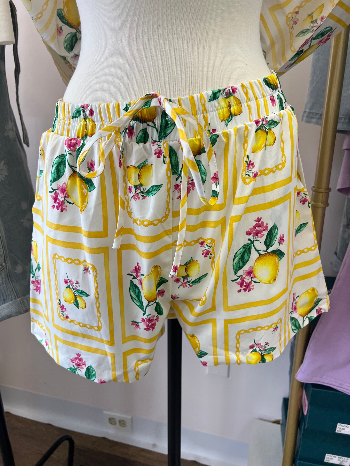 Santorini Lemon Shorts