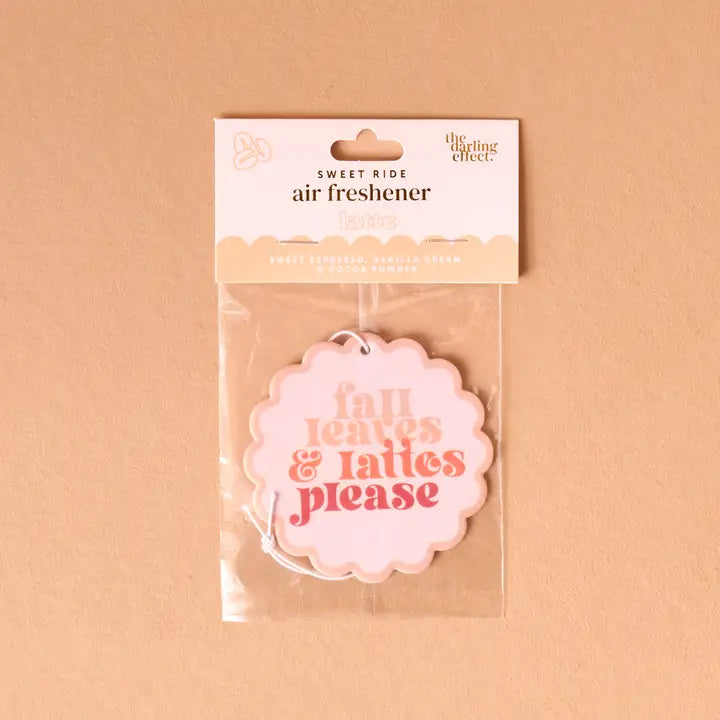 Fall leaves & Lattes Please Air Freshener