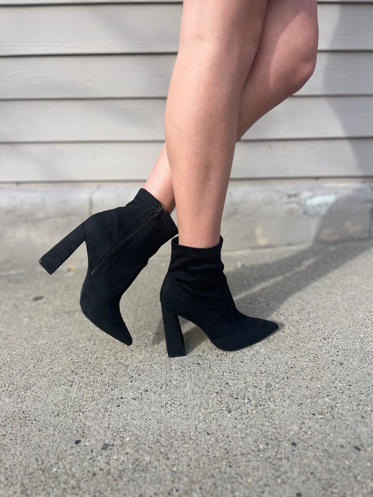 Black booties