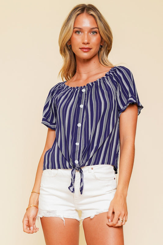 Off the shoulder top