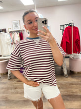 Load image into Gallery viewer, Sweet Berry Striped Tee
