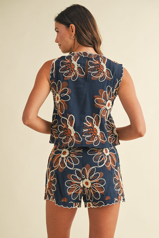 Fall Flower Top