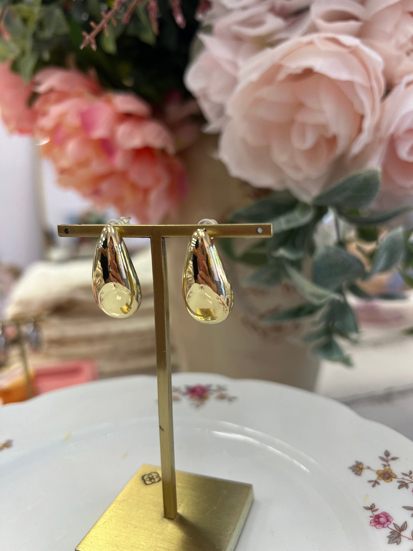 Gold Drop Earrings