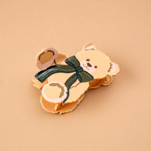 Load image into Gallery viewer, Shape Up Claw Clip-Teddy Bear Theo
