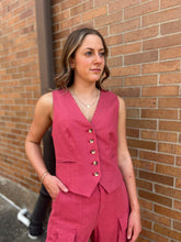 Load image into Gallery viewer, Ruby red vest
