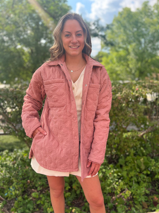 Rose Quilted Jacket