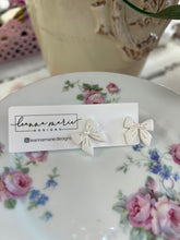 Load image into Gallery viewer, Clay Bow Earrings
