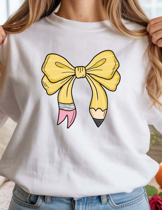 Pencil Bow Graphic