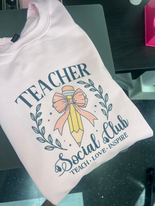 Teacher Social Club Graphic