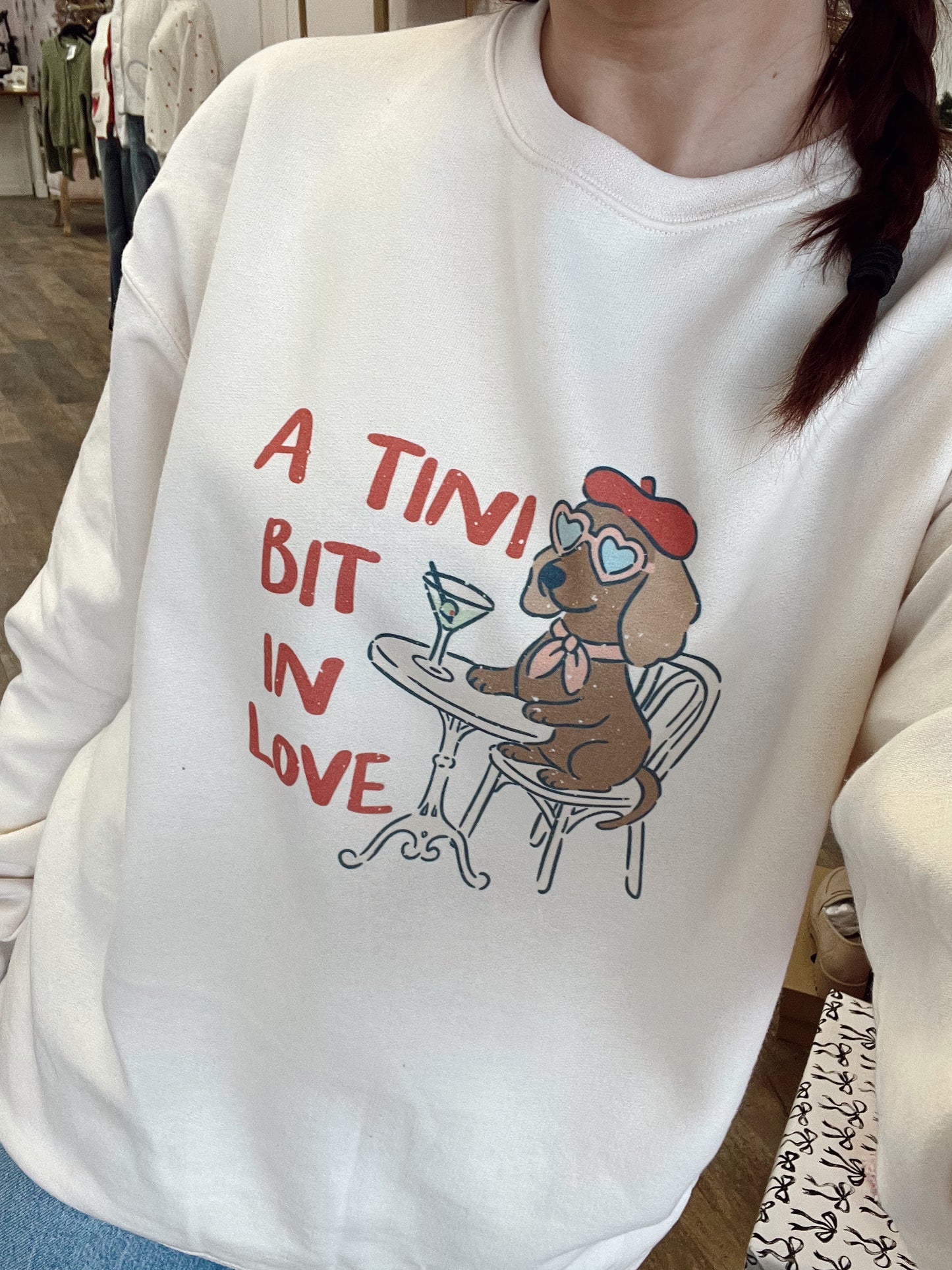 Tini Bit In Love Sweatshirt