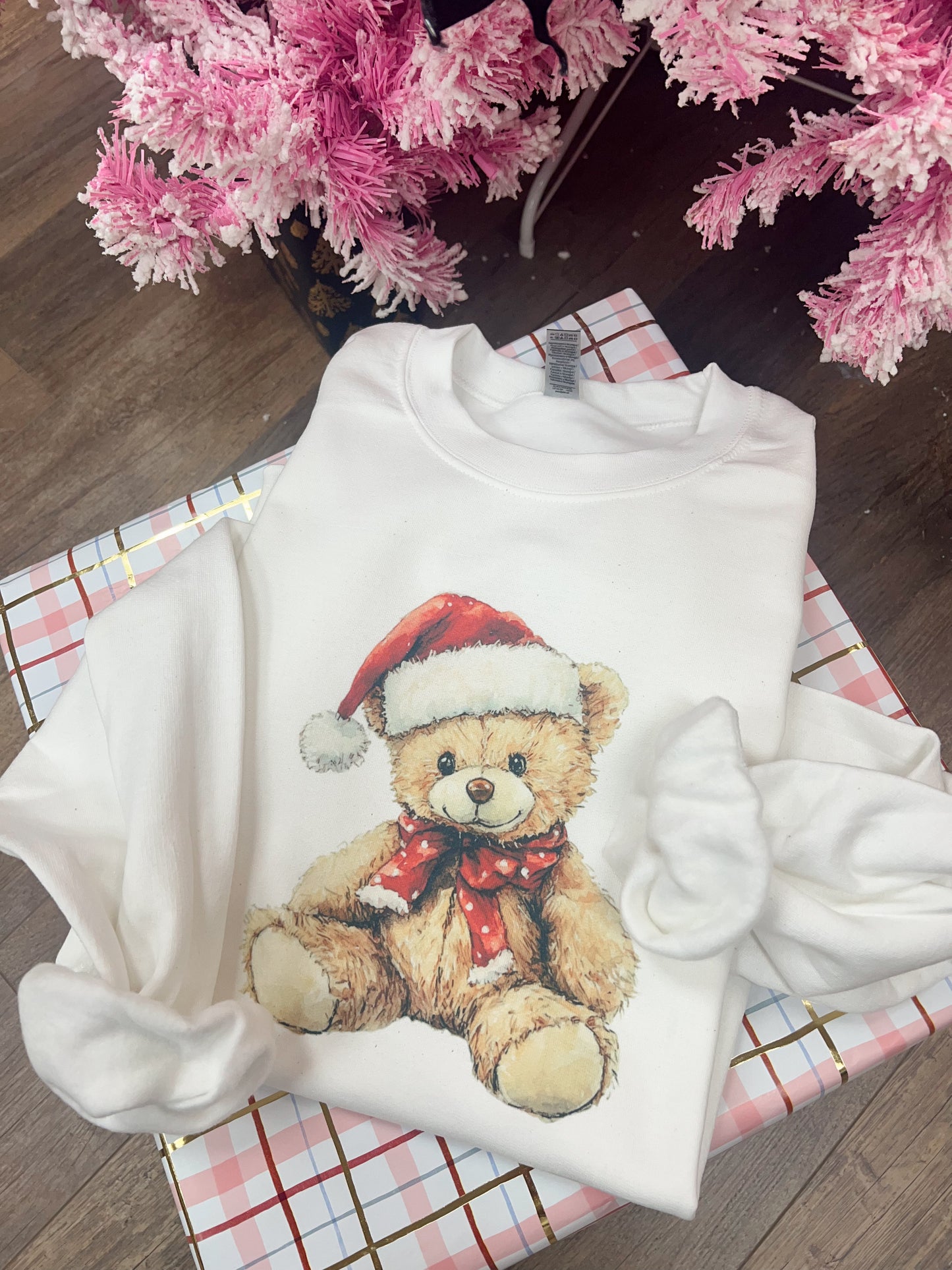 Holiday Teddy Bear Graphic