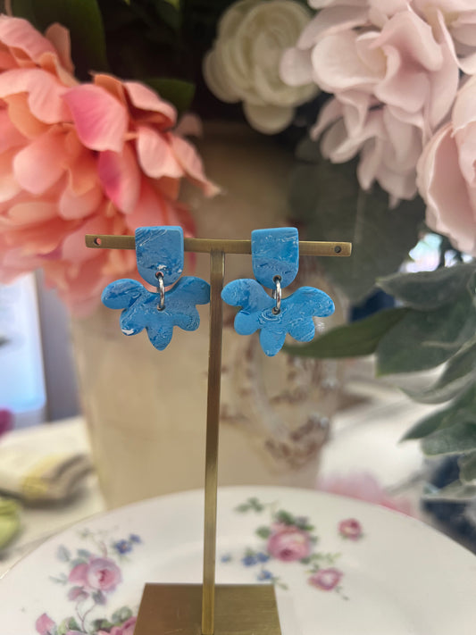 Turquoise Clay Earrings