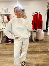 Load image into Gallery viewer, Shades of Blue Quilted Pastel Joggers
