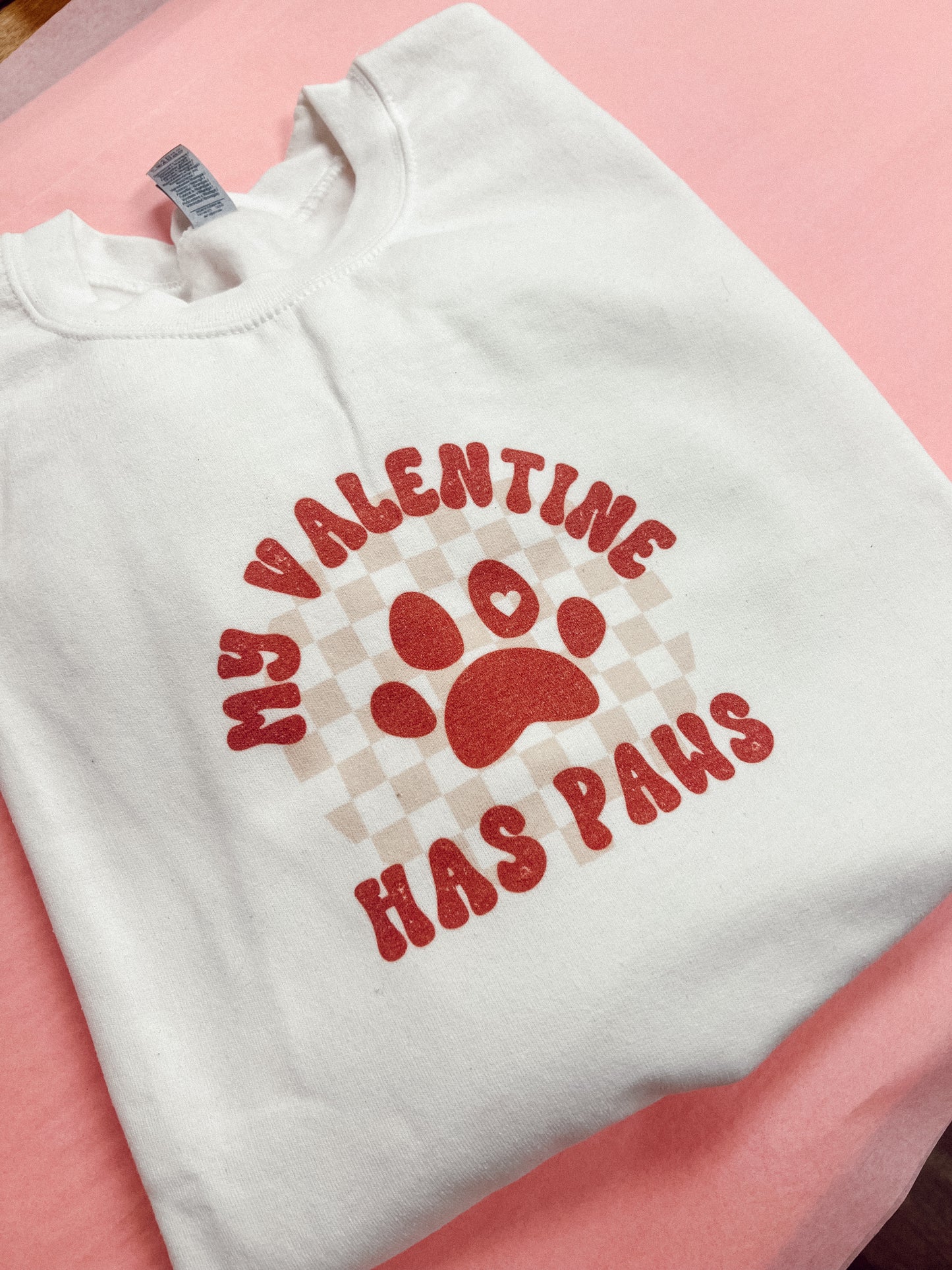 My Valentine has Paws Graphic