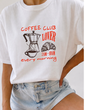 Load image into Gallery viewer, Coffee Club Graphic Shirt
