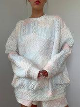 Load image into Gallery viewer, Shades of Blue Quilted Pastel Sweatshirt
