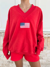 Load image into Gallery viewer, The Americana Varsity V-Neck
