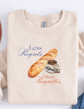 Load image into Gallery viewer, Less Regrets, More Baguettes Graphic Shirt
