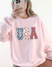 Load image into Gallery viewer, USA Floral Graphic
