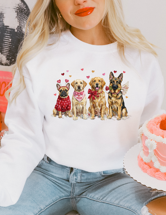Valentine Dogs Graphic